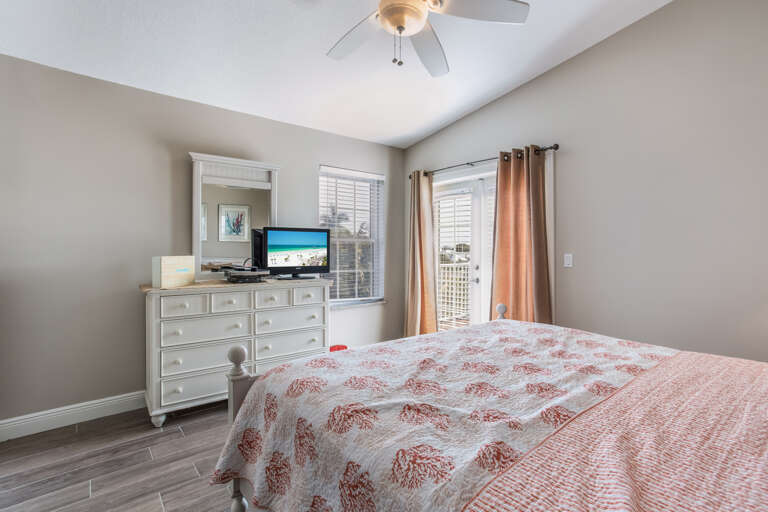 Primary Bedroom with Balcony - Third Floor