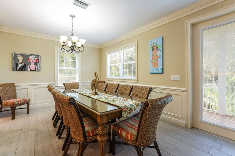 Indoor Dining Setup