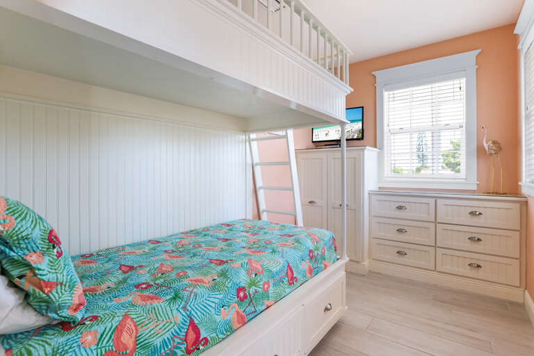 Bedroom 7, Stacked Twin Bunk Beds