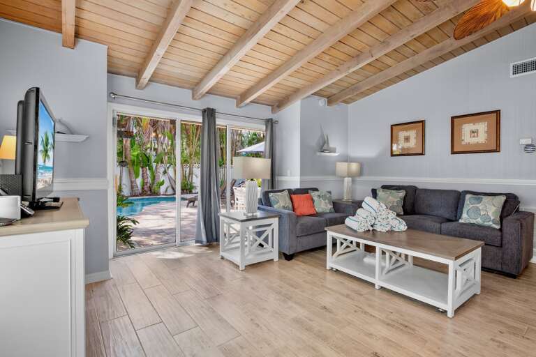 Open living room for family time