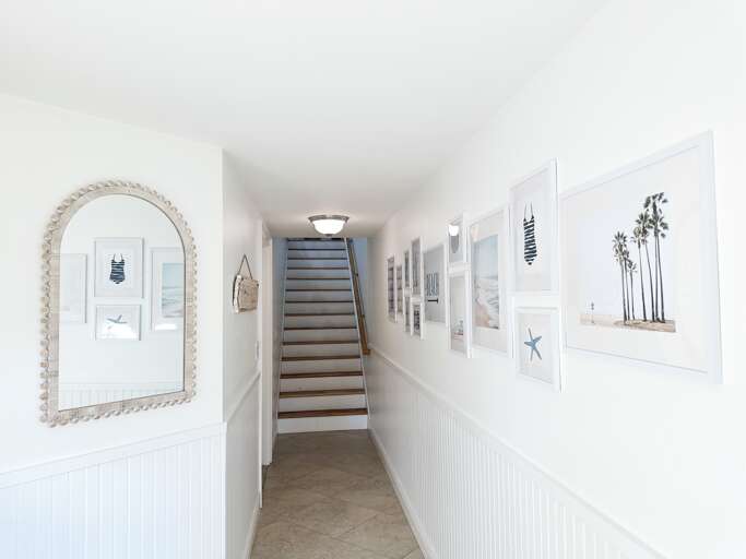 Downstairs hallway
