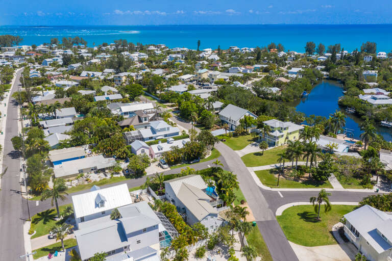 High view of the location