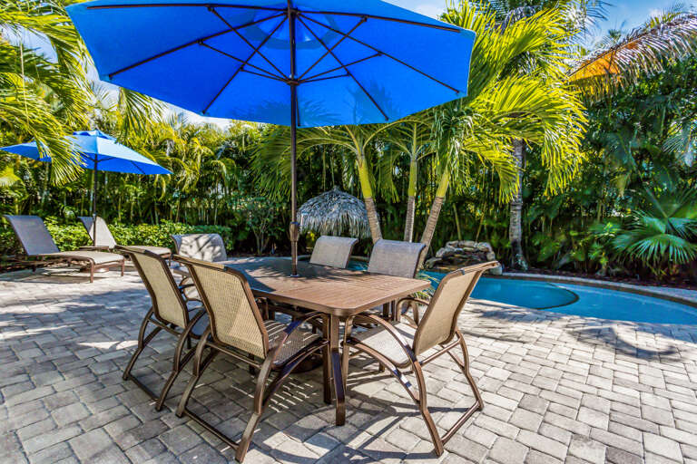 Poolside Dining Area