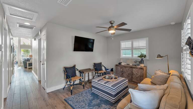 Living room and entrance hall