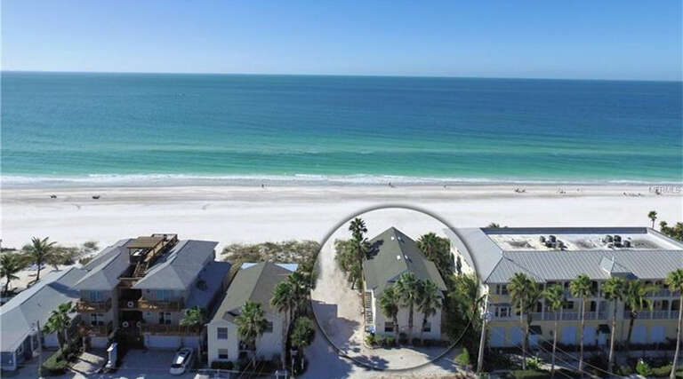 Directly on the Gulf