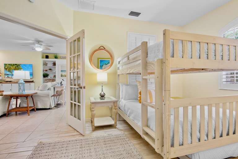 Third Bedroom, Full over full bunk bed