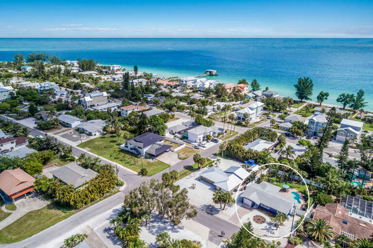 Location near the beach