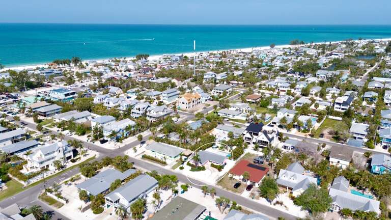 High view of the location