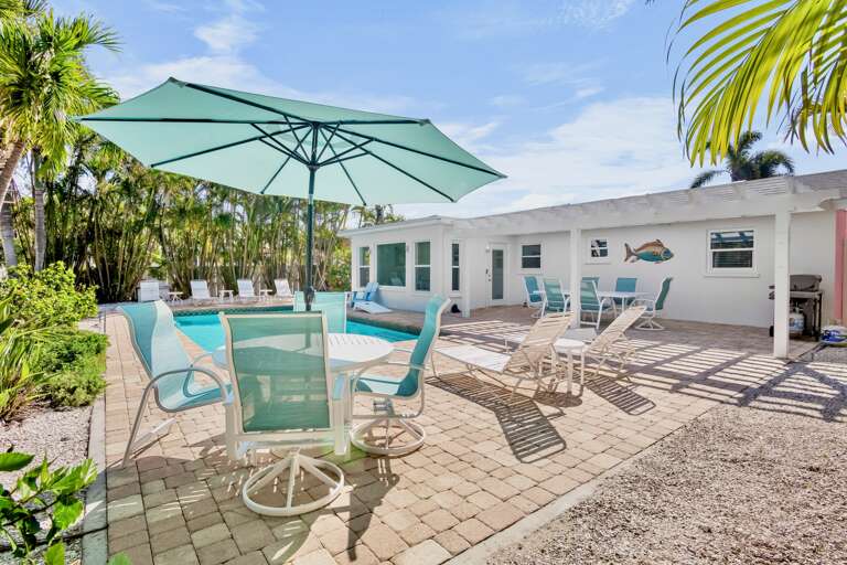 Poolside Dining Area