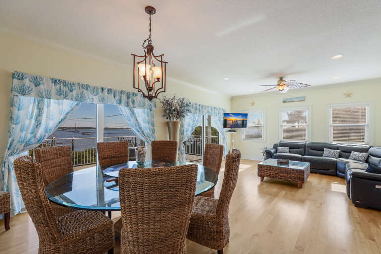 Indoor dining area