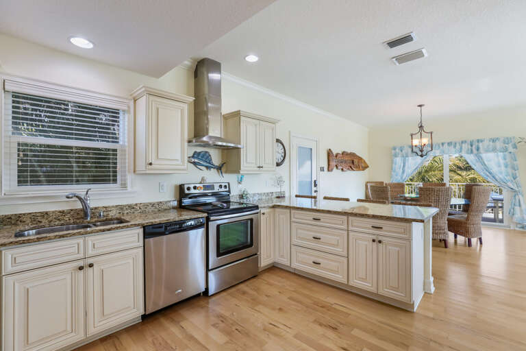 Open Kitchen with Storage