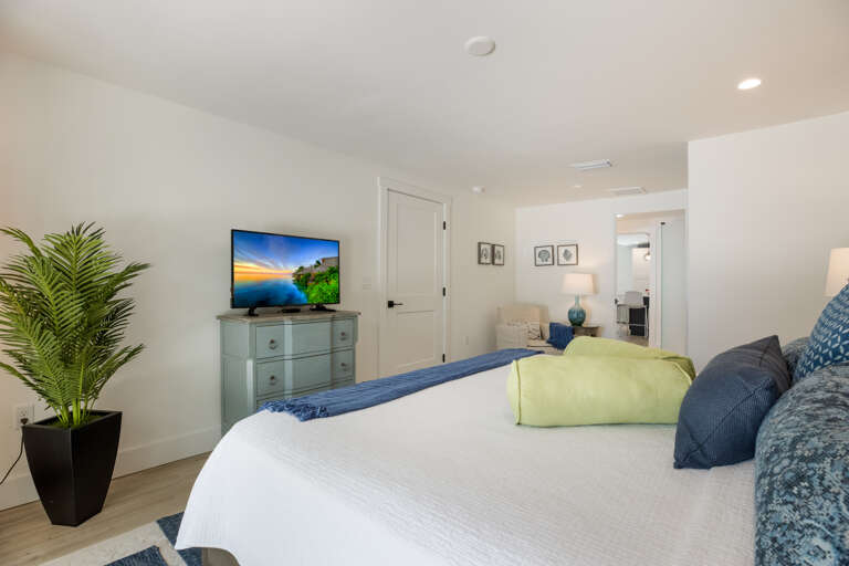 King Bed w/ TV