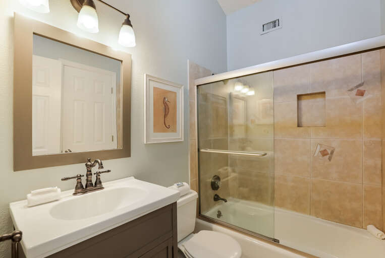 Bathroom with Glass Shower