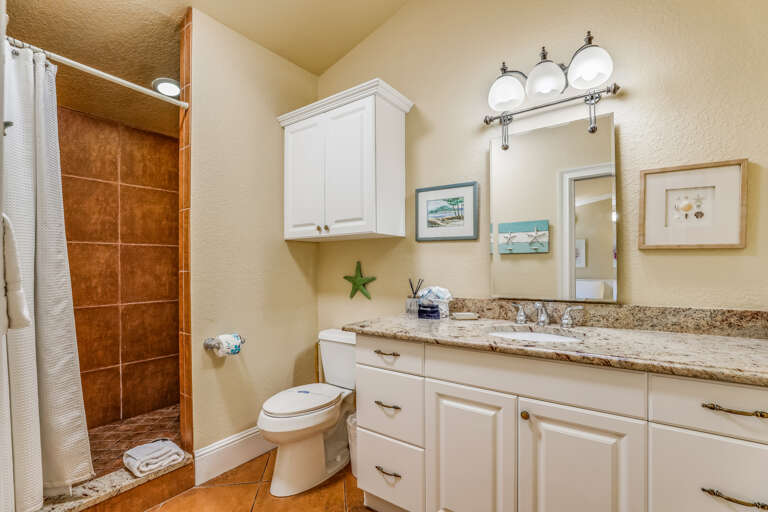 Bathroom with Rain Shower