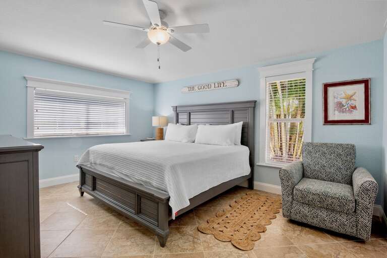 Primary Bedroom, King bed