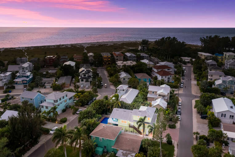 Aerial House and Land View