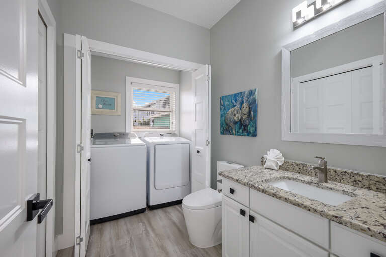 Half Bath - Washer/Dryer
