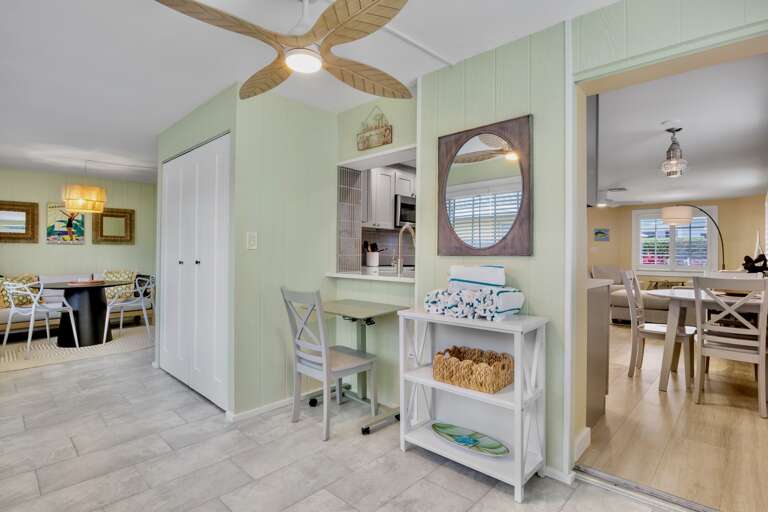 Seamlessly Connected Kitchen and Dining Space