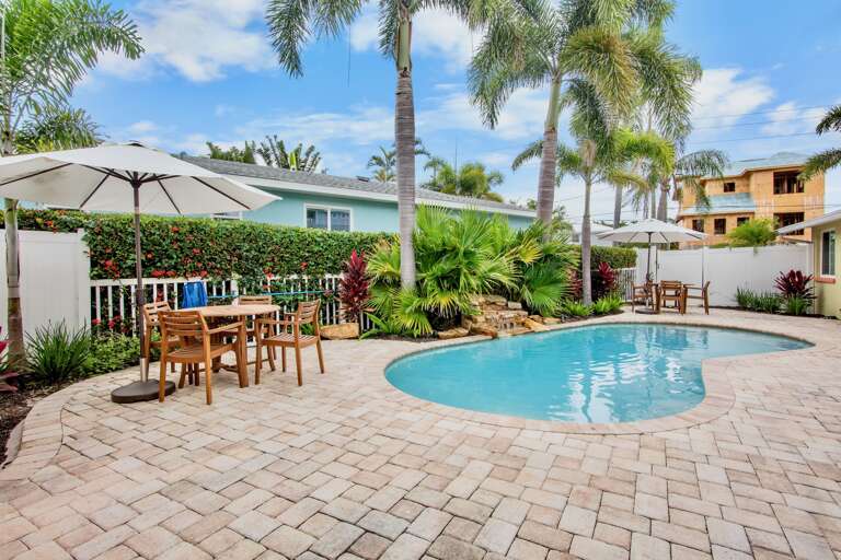 Shared Pool with Dining Area