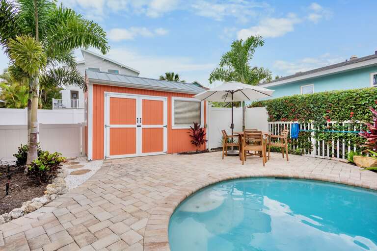 Shared Pool with Outdoor Dining Area