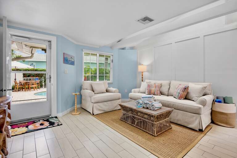 Comfortable Living Area with TV