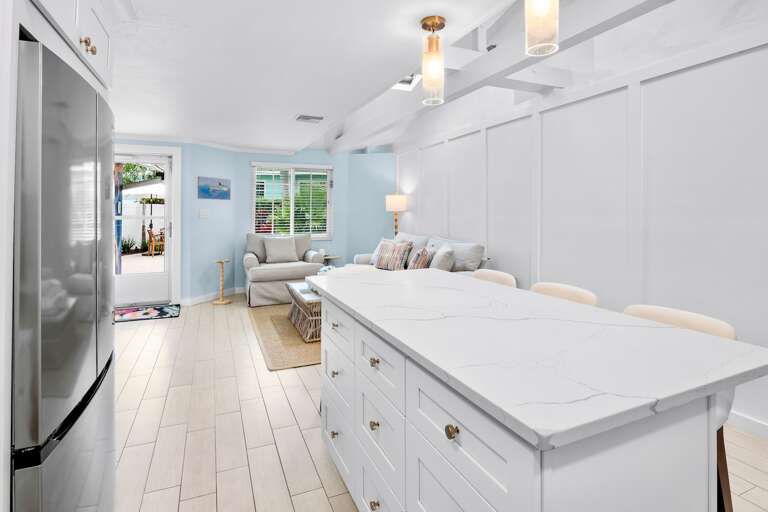 Open-Concept Living and Kitchen Area