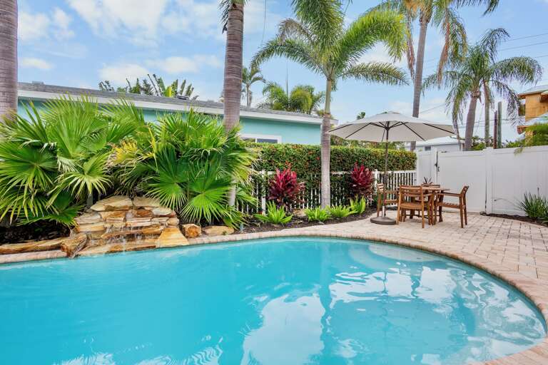 Poolside Dining Area