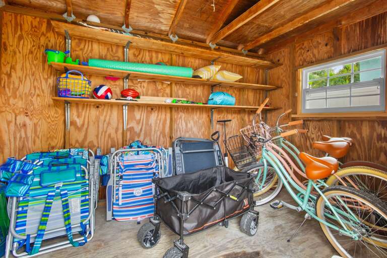 Beach Essentials and Bicycles Provided