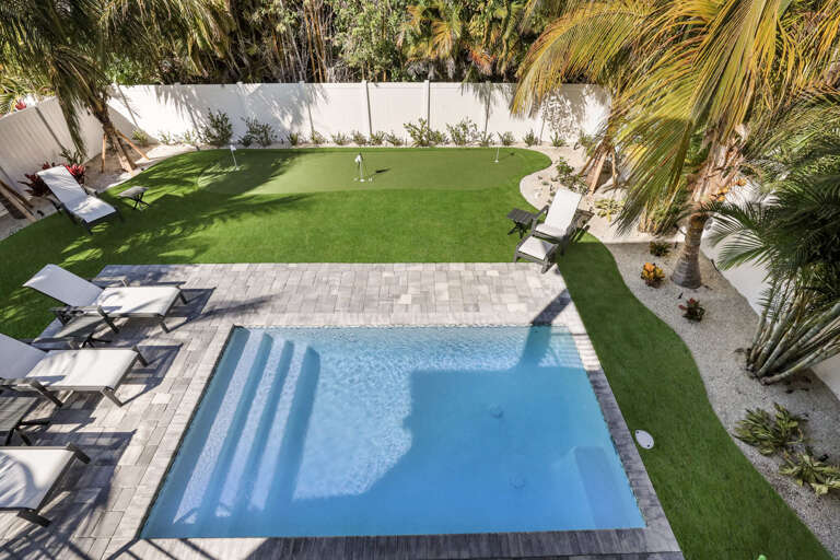 Private Pool and Backyard
