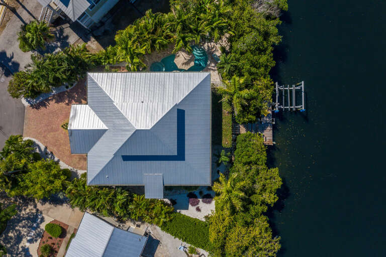 Canal front home