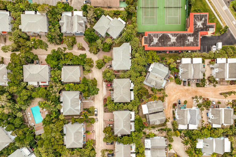 High view of the location