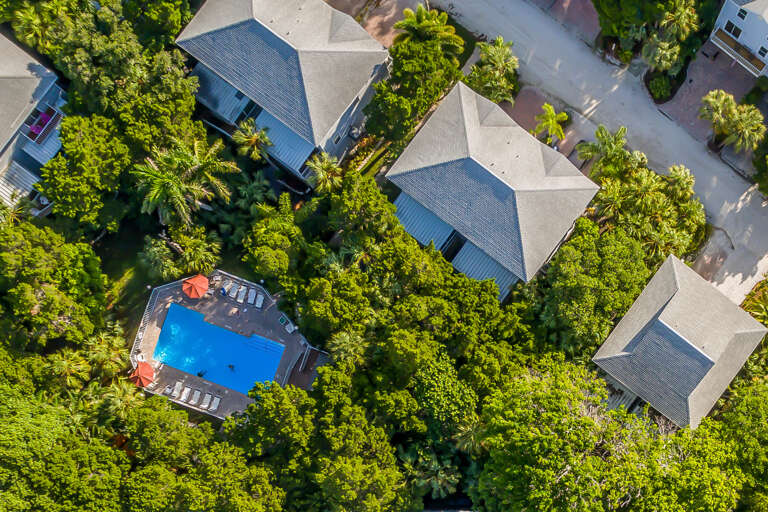 High view of the location