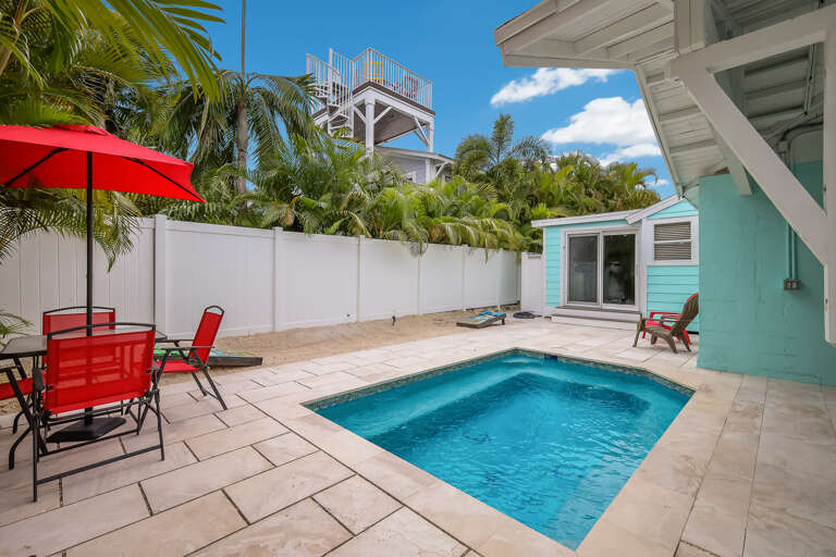 Private Pool and Seating