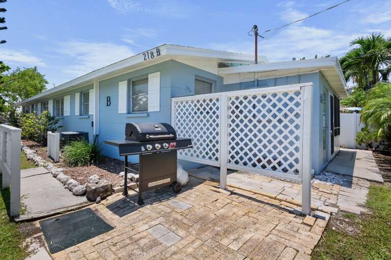 Outdoor grill available for easy cookouts during your stay.