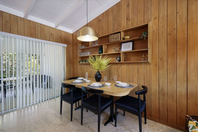 Comfortable dining space