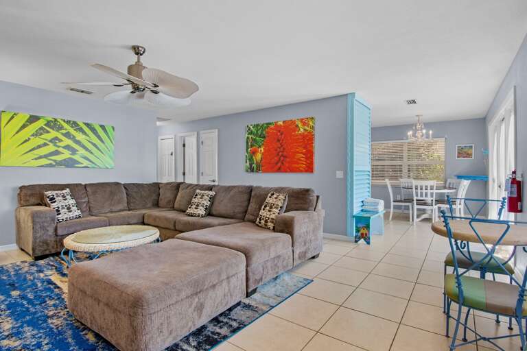 Comfortable lounge area