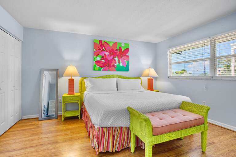 Primary Bedroom, 2nd Floor - King bed