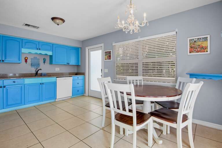 Comfortable dining space