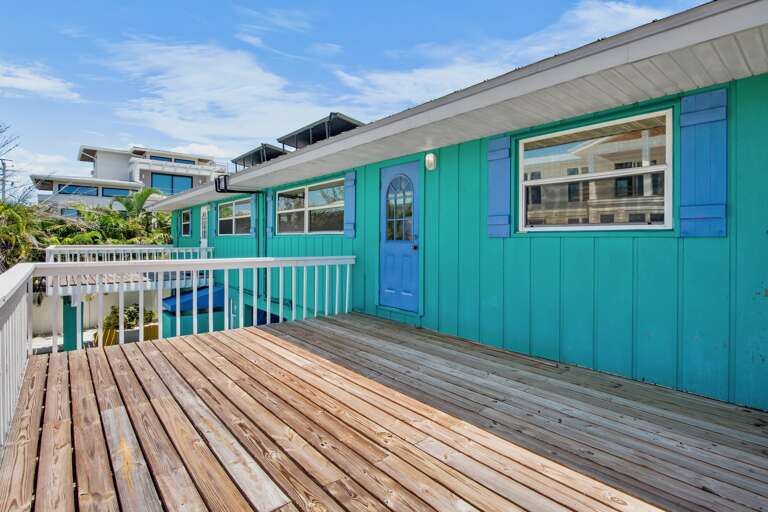Outdoor deck perfect for relaxing