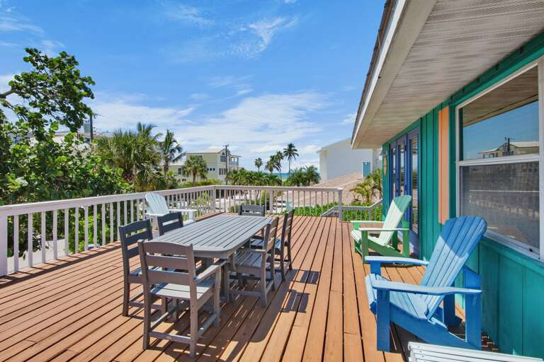 Outdoor dining space