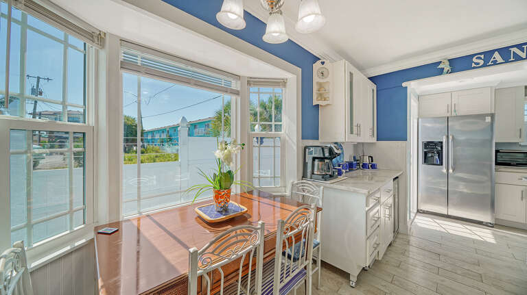 Kitchen With Storage - AMI Accommodations