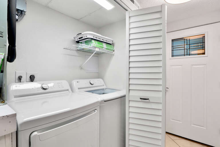 Laundry area with washer and dryer