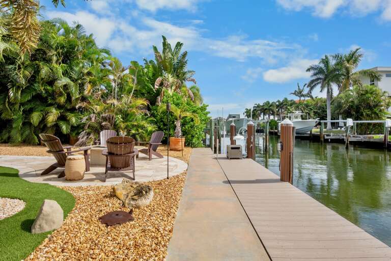 Fire Pit, Private Dock