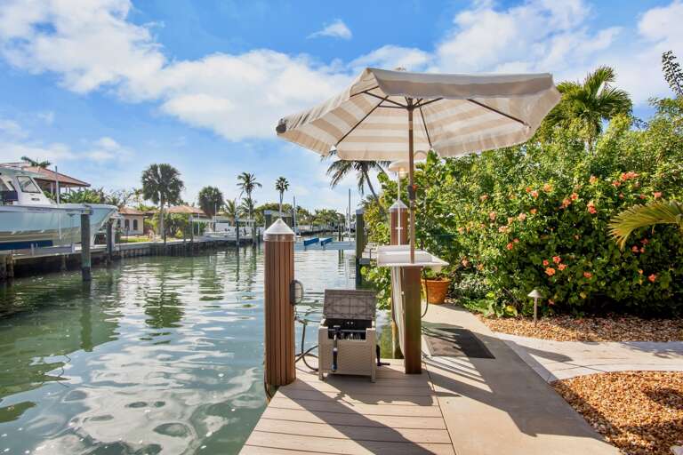 Private waterfront dock
