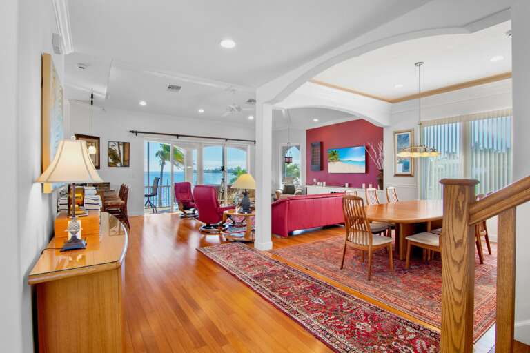 Cozy living room with plush seating