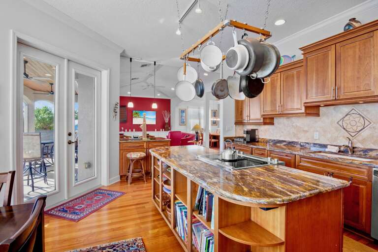 Modern kitchen with all appliances
