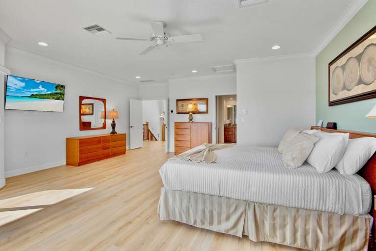 Primary Bedroom, King bed