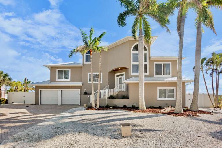 Beautiful front exterior of the house