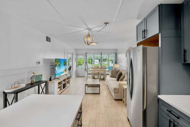 Spacious Living Room and Kitchen