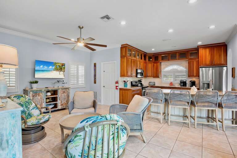 Second Living Area with TV